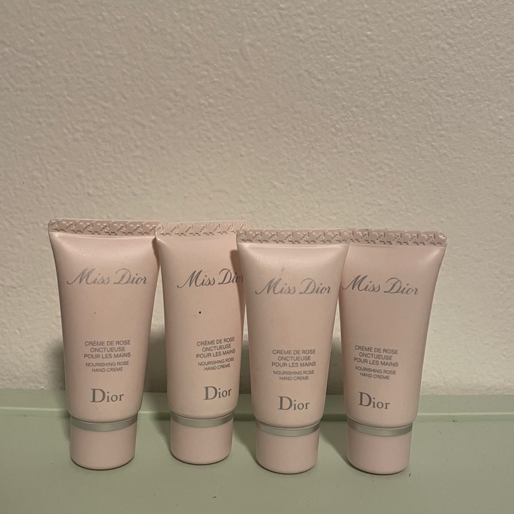 Miss Dior Nourishing Rose Hand Crème 20ml/0.67 Fl. Oz Lot Of 4